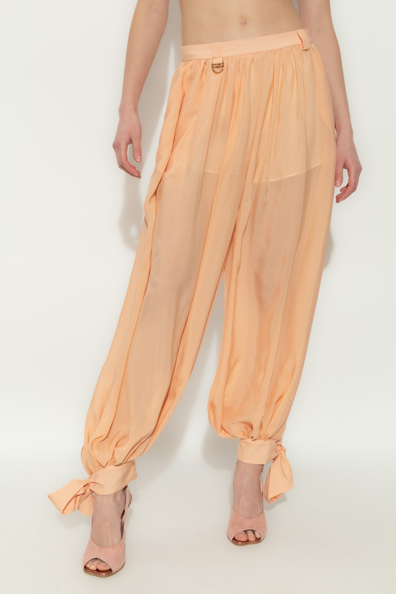 パンツ Chloe Pantalone In Maglia Chloe - 極美品 クロエ Chloe セットアップ パンツスーツ 無地